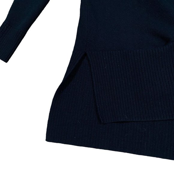 Athleta Wool / Cashmere Black Cardigan Womens Size XS 2 pockets Open Front - Picture 3 of 8